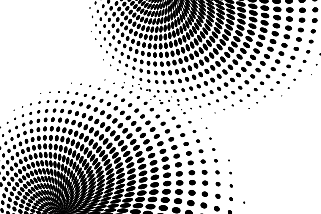 Geometric Black Vector Shapes on Transparent Background