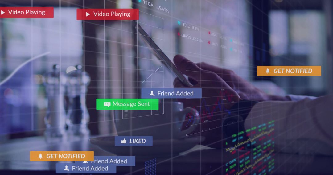 Modern Technology in a Digital Cafe Setting