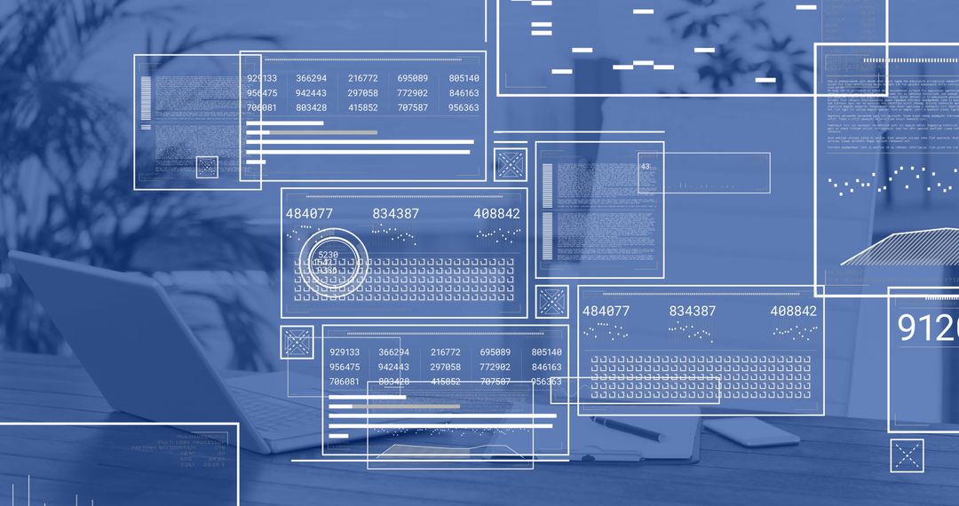 Data Processing Interfaces on Office Workstation in Modern Workspace
