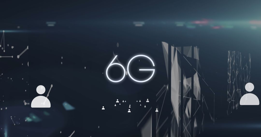 6g digital networking and data processing concept design