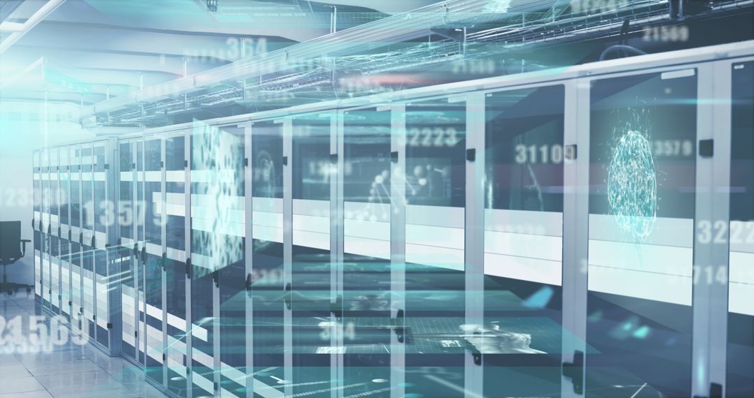 Futuristic Data Center with Virtual Interfaces Overlay