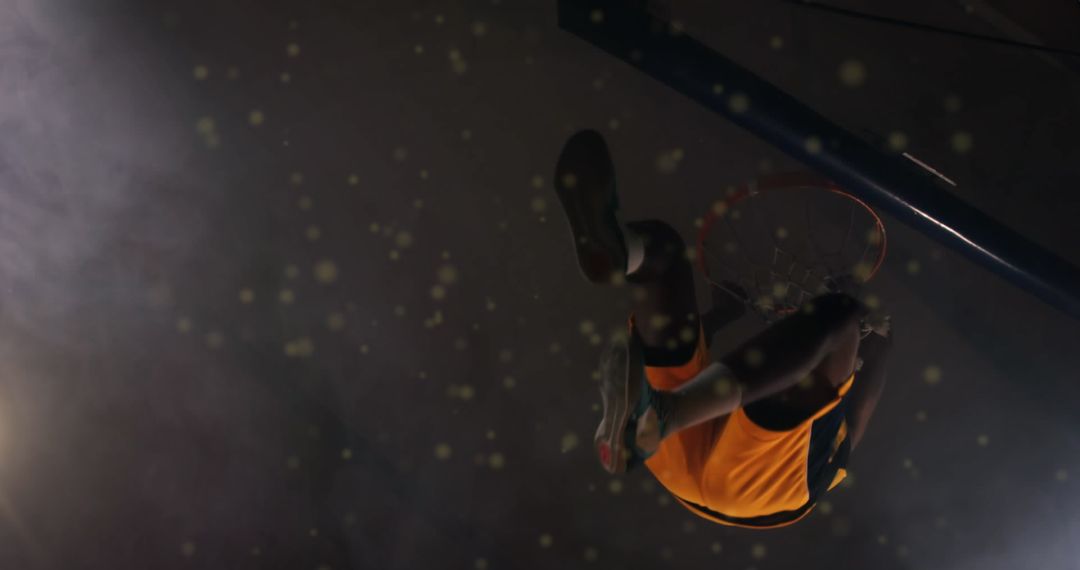 Dynamic Basketball Dunk with Motion Effects