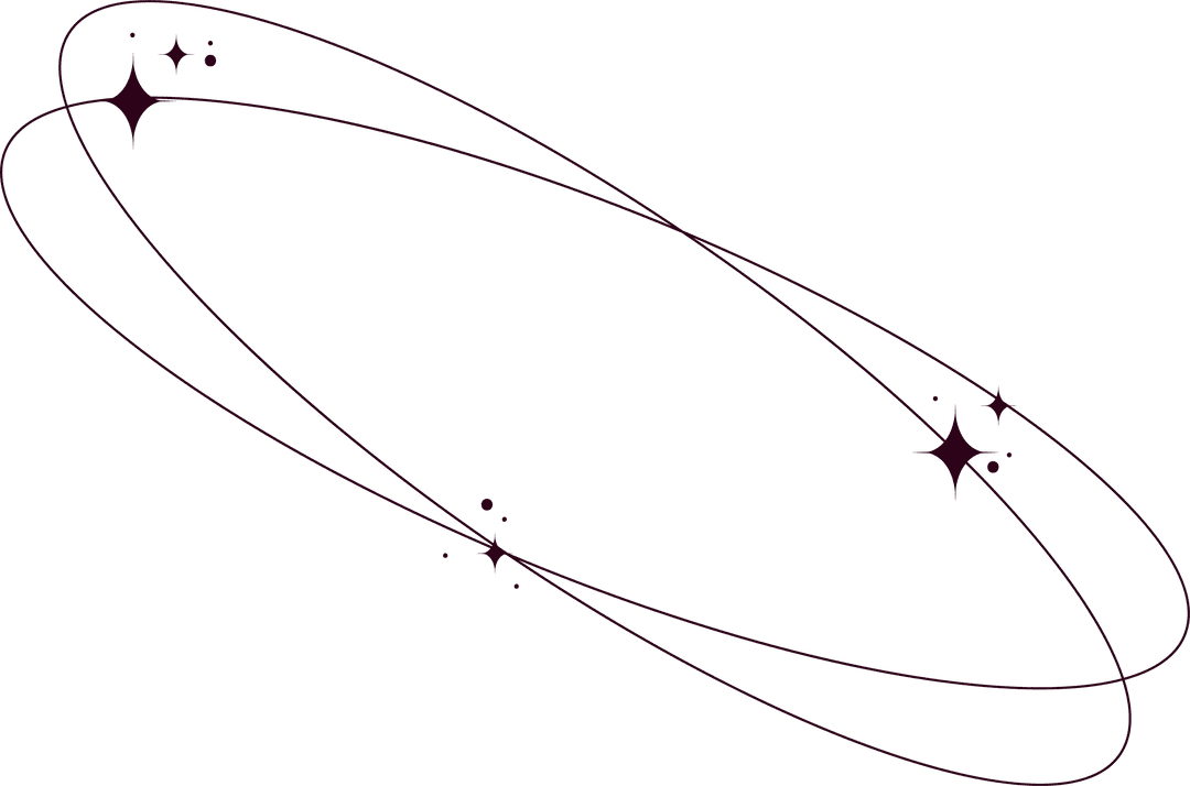 Intersecting Orbits Cosmic Design on Transparent Background - Download Free Stock Images Pikwizard.com