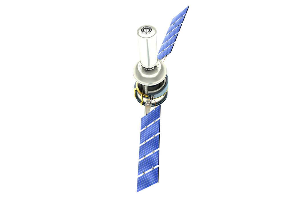 High Angle View of Transparent Solar Satellite Globally - Download Free Stock Images Pikwizard.com