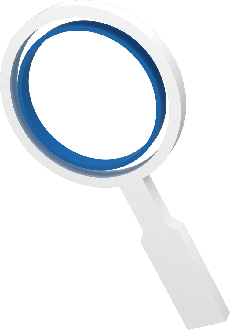 Close-Up of Transparent Magnifying Glass Icon Symbol for Search - Download Free Stock Images Pikwizard.com