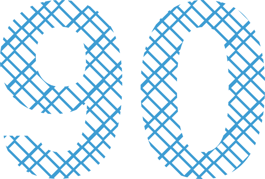 Celebrate 90th Birthday Transparent Pattern Design