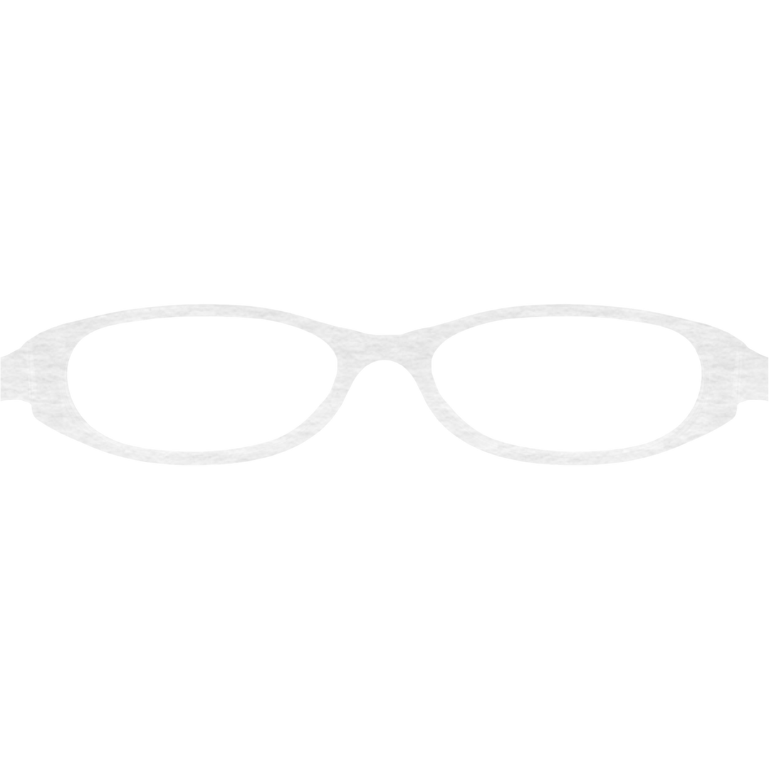 Digital vector illustration of white eyeglasses on transparent background - Download Free Stock Images Pikwizard.com