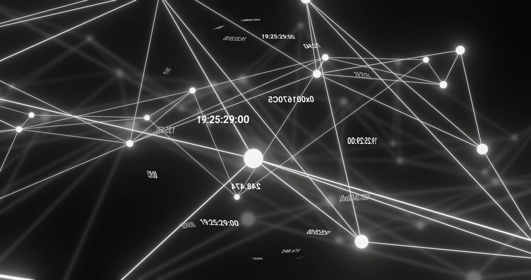 Abstract Data Network Connections with Randomized Numbers