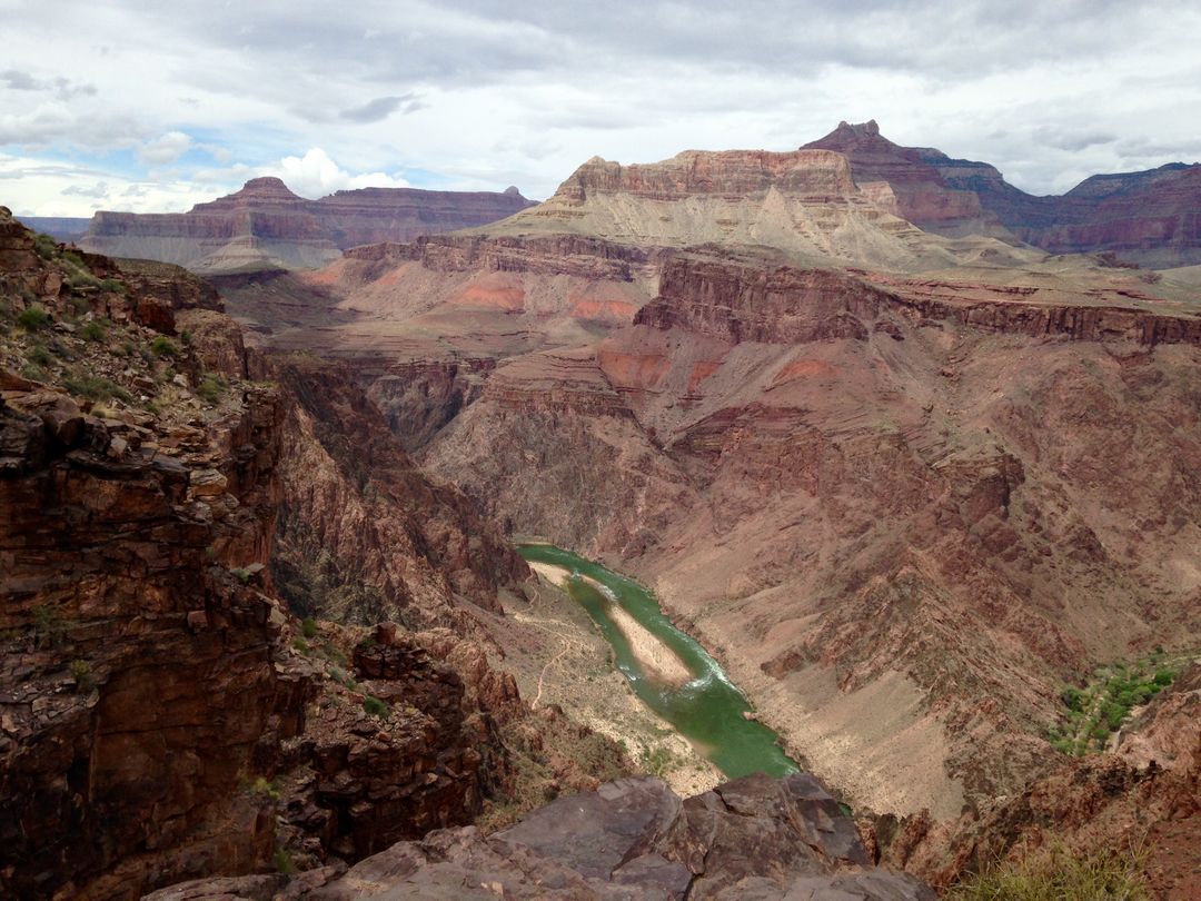 Panoramic View of Grand Canyon with Colorado River - Free Images, Stock Photos and Pictures on Pikwizard.com