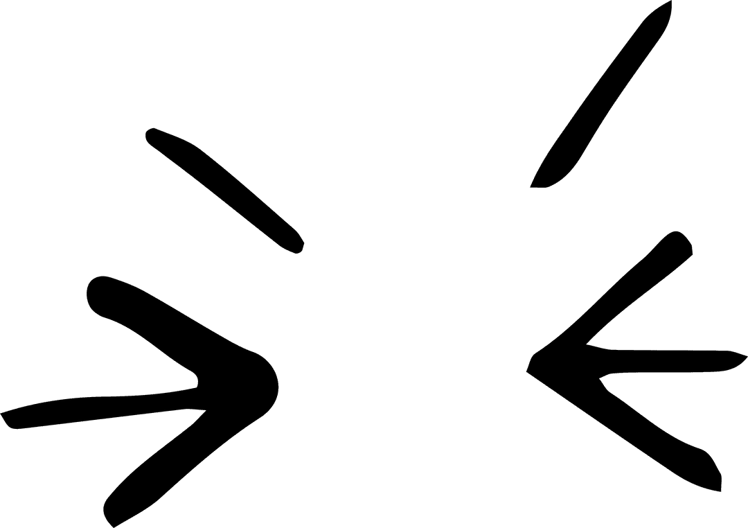 Transparent Vector of Angry Eyes Emerging