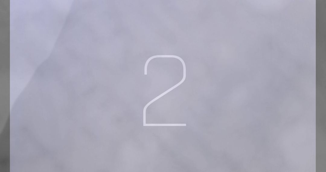 Minimalistic Grey Countdown from 15 to 0 in 4K Quality