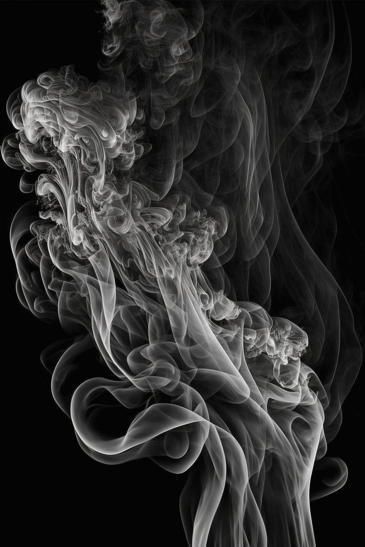Light and dark grey smoke on black background, created using generative ai technology - Free Images, Stock Photos and Pictures on Pikwizard.com