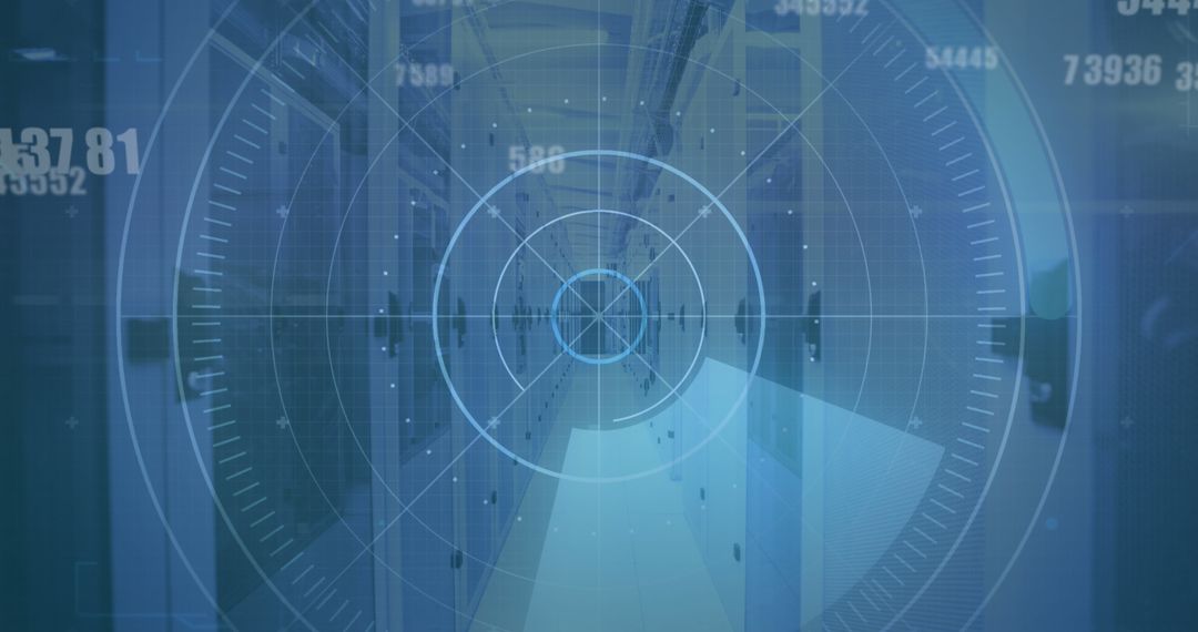 Digital Interface Scope Displays Analyzing Data