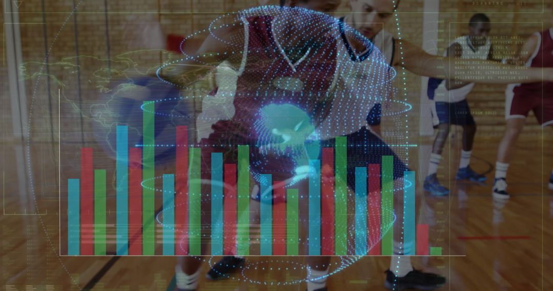 Innovative Basketball Tactics with Holographic Data Overlay