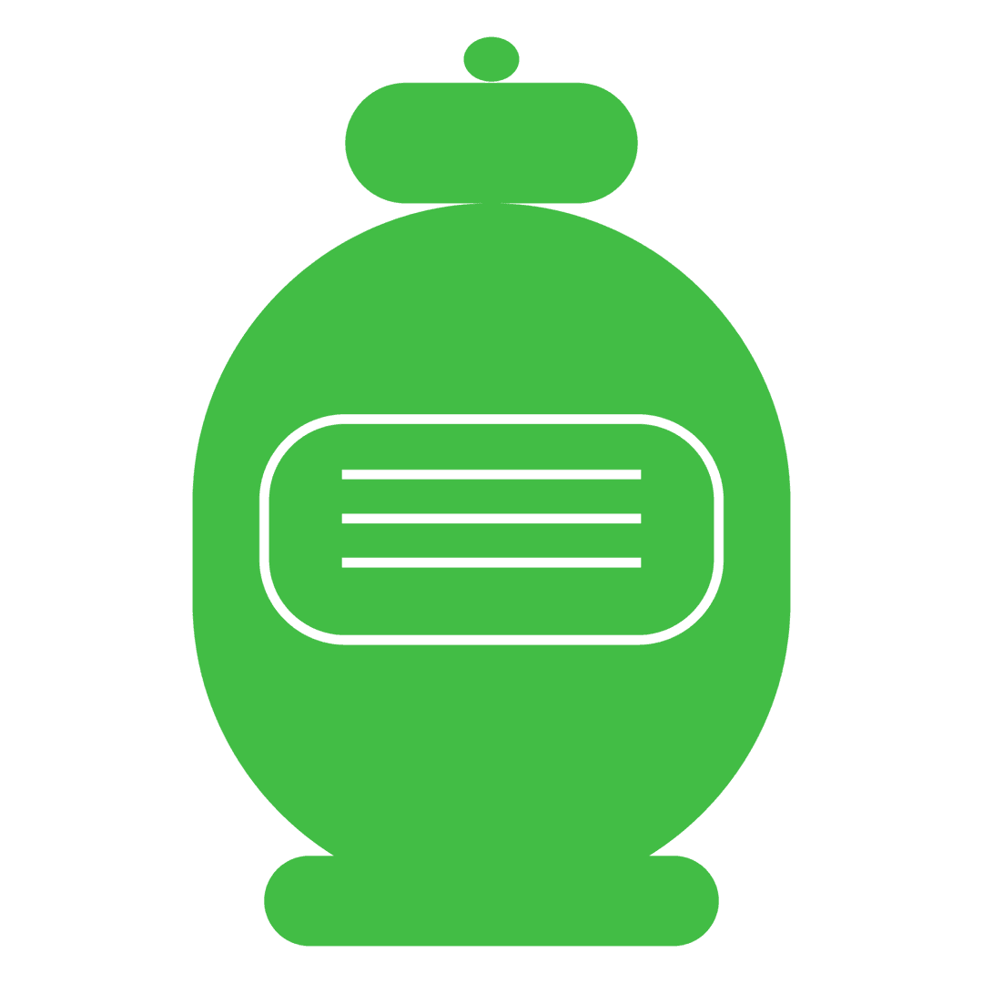 Green Transparent Shapes on Clear Vector Background