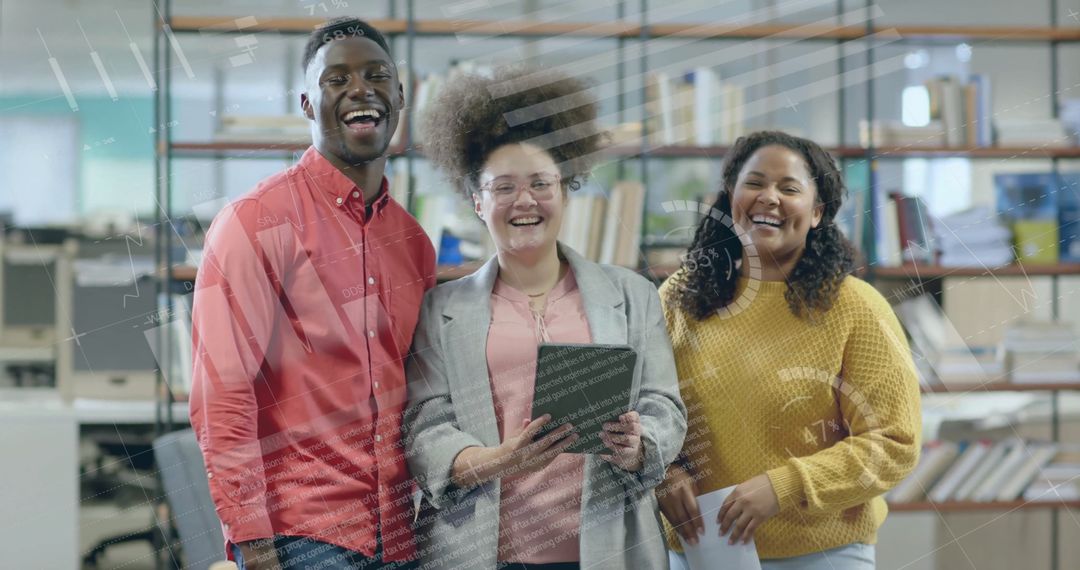 Diverse Business Team Engaging in Data Analysis