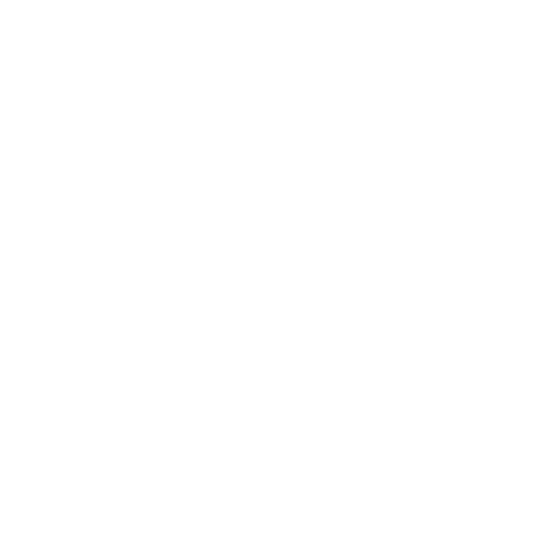 White Star Shape with Copy Space on Transparent Background