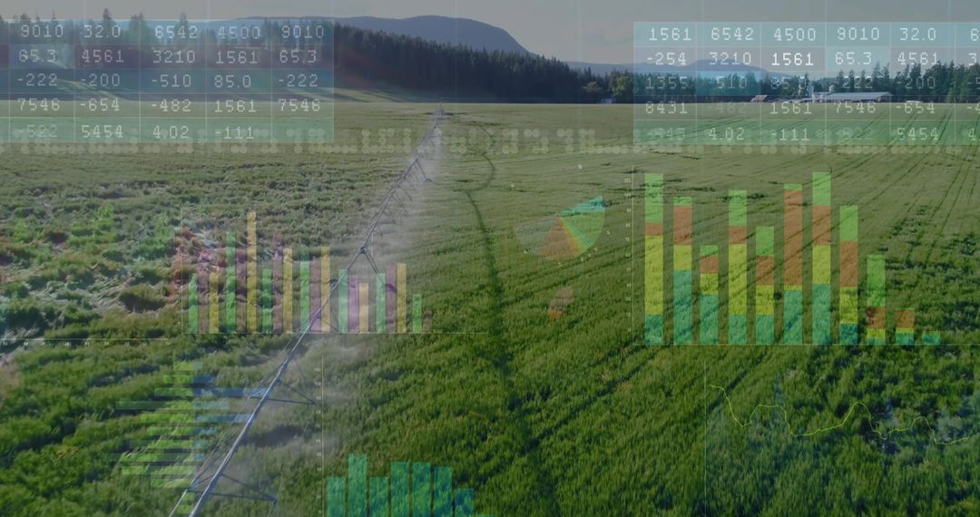 Precision Agriculture: Center Pivot with Data Visualizations