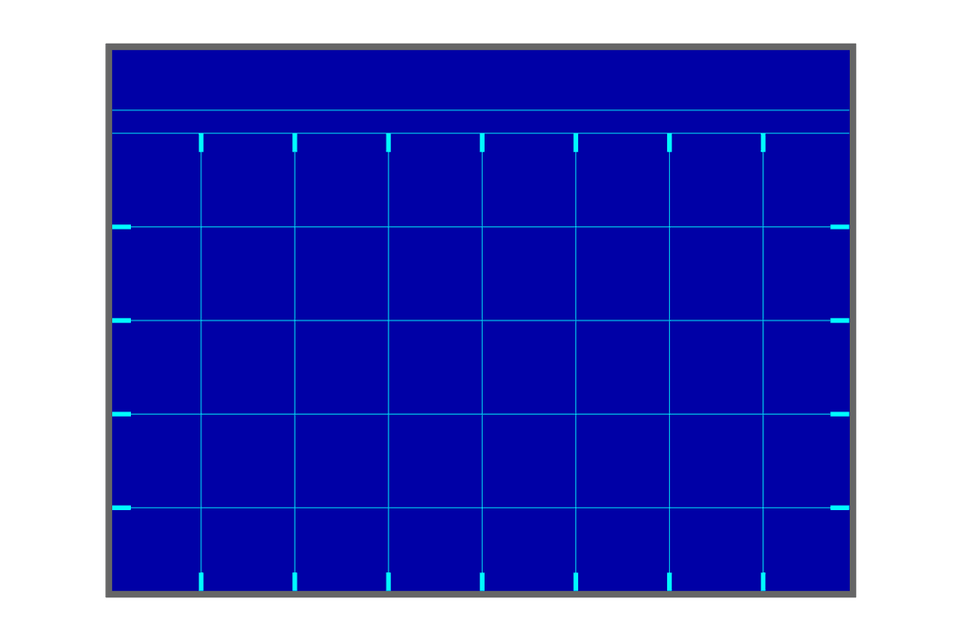 Abstract Digital Blue Graphic on Transparent Background