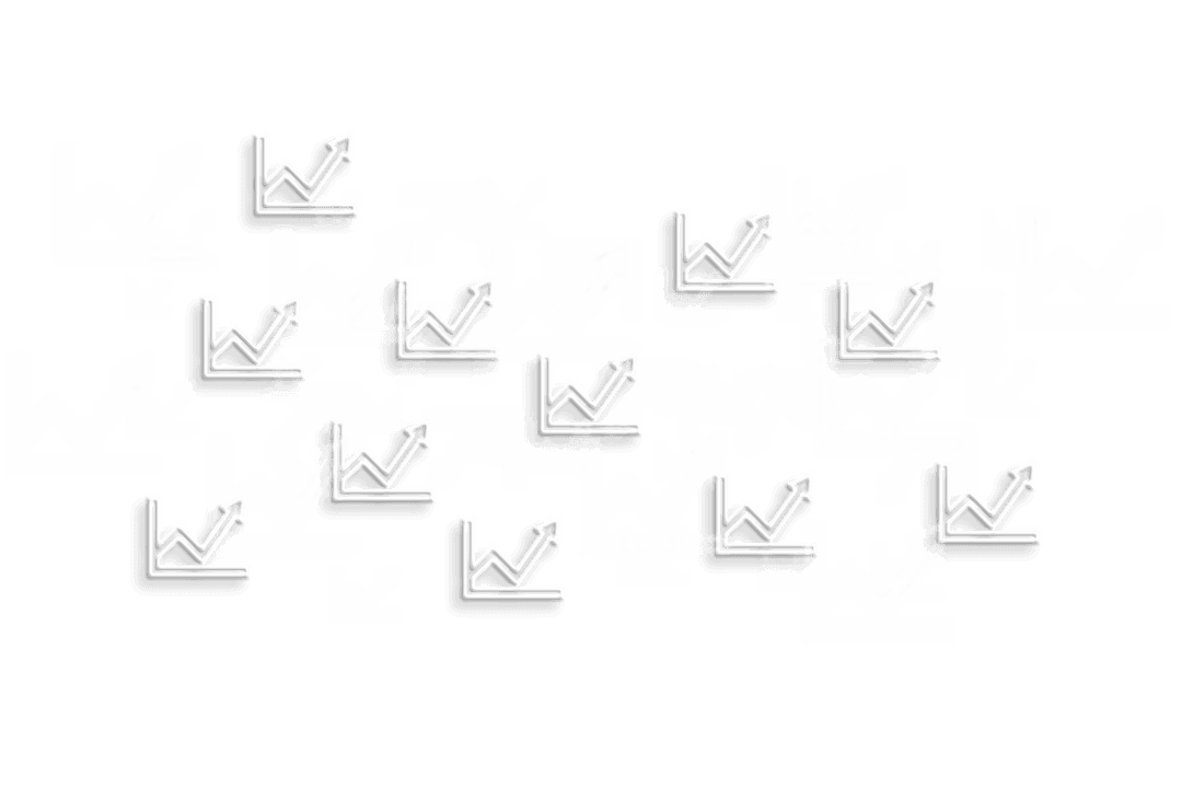 Transparent Background White Chart Icons