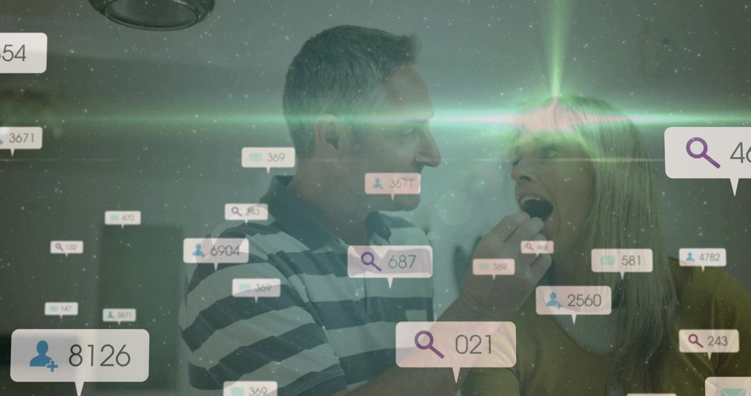 Couple Using Digital Healthcare Tools for Wellness