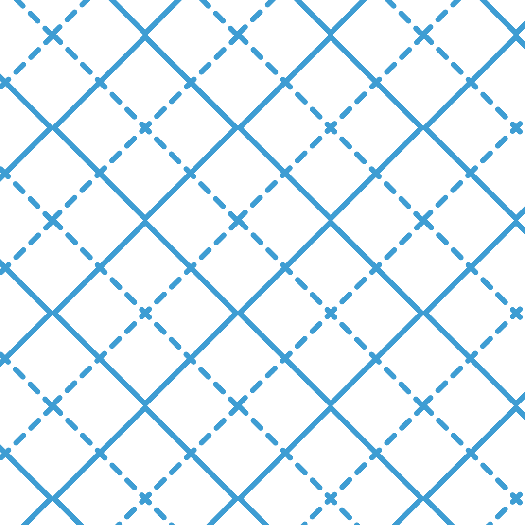 Abstract Blue Diamond Grid Pattern on Transparent Background