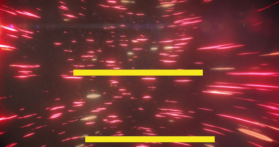 I Stand With Ukraine Banner Over Fast Moving Red Light Continuum