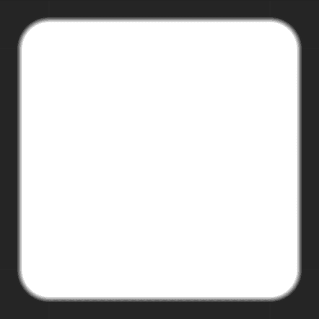 Blue-Gray Rounded Square Icon on Transparent Background