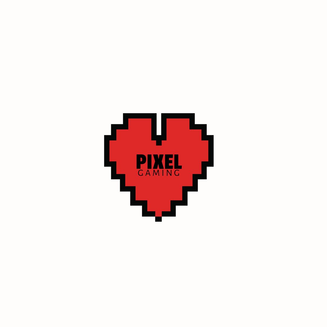 Retro Pixel Heart Illustrating Passion for Vintage Gaming - Download Free Stock Templates Pikwizard.com