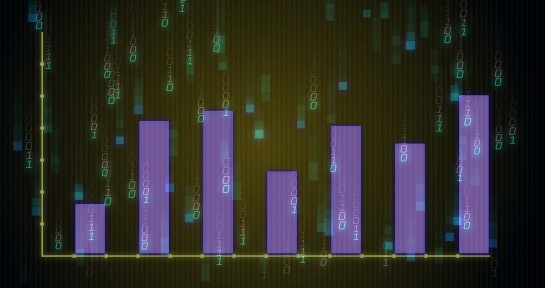 Binary Coding and Digital Data Visualization Concept - Free Images, Stock Photos and Pictures on Pikwizard.com
