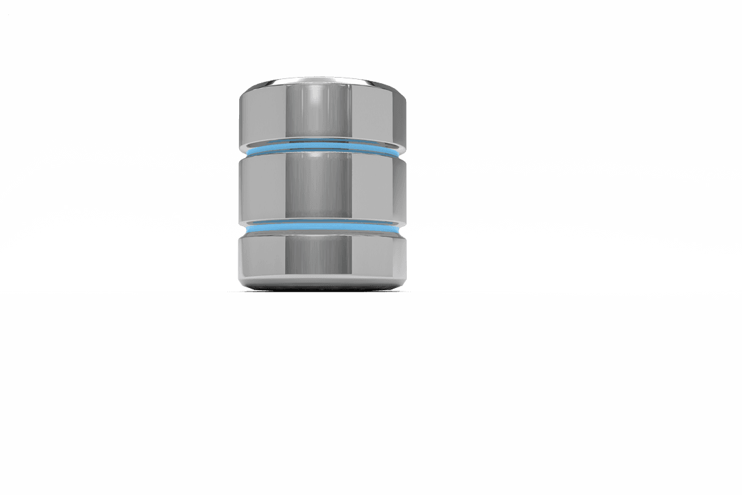 Silver Circles Digital Illustration on Transparent Background