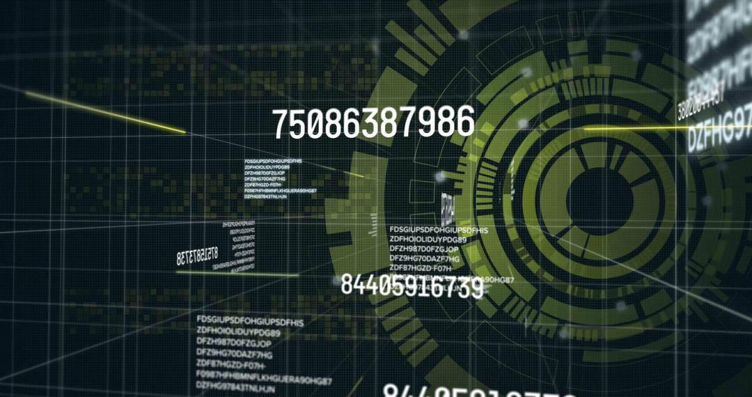 Digital Data Processing with Scope Technology Interface - Free Images, Stock Photos and Pictures on Pikwizard.com