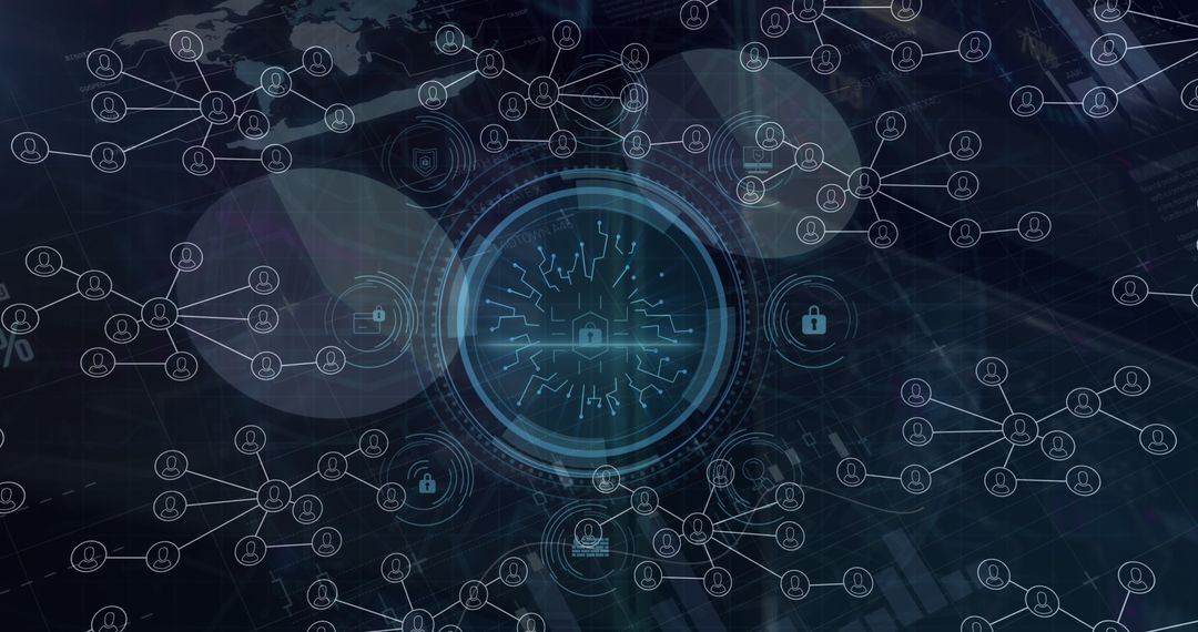 Global connections and cyber security network interface