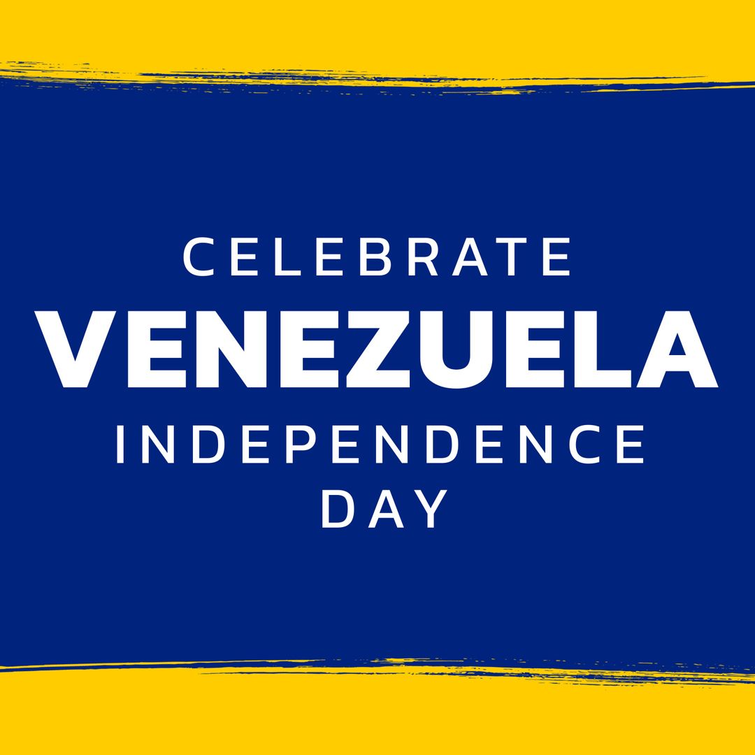 Venezuela Independence Day Celebration Graphic Design
