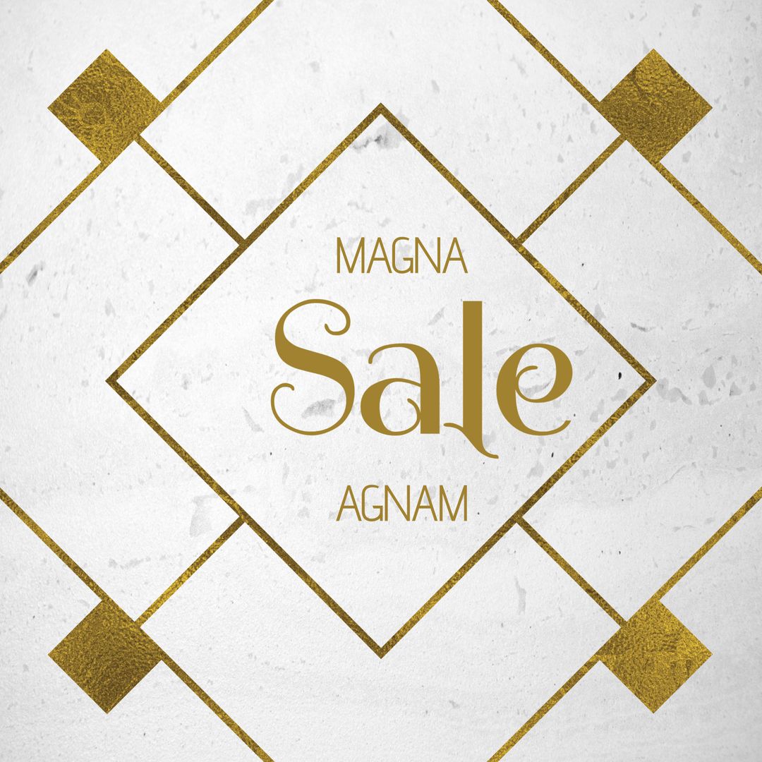 Luxury Gold Accent Sale Promotion Banner Design