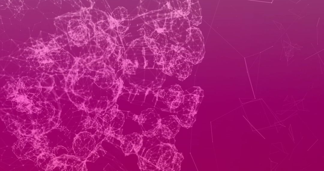 Global Outer Connections on Purple Background