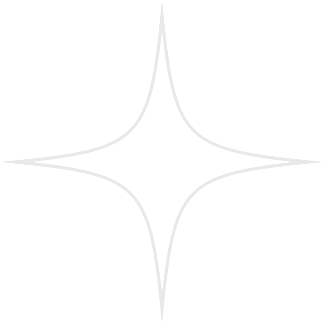 Minimalist White Sparkle Icon on Transparent Background