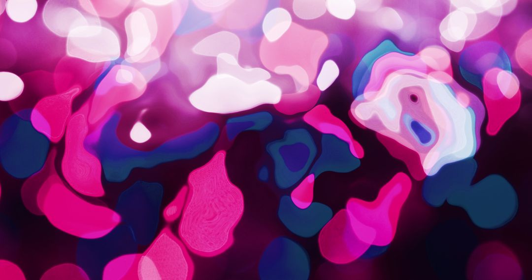 Colorful Flowing Abstract Liquid Texture Background