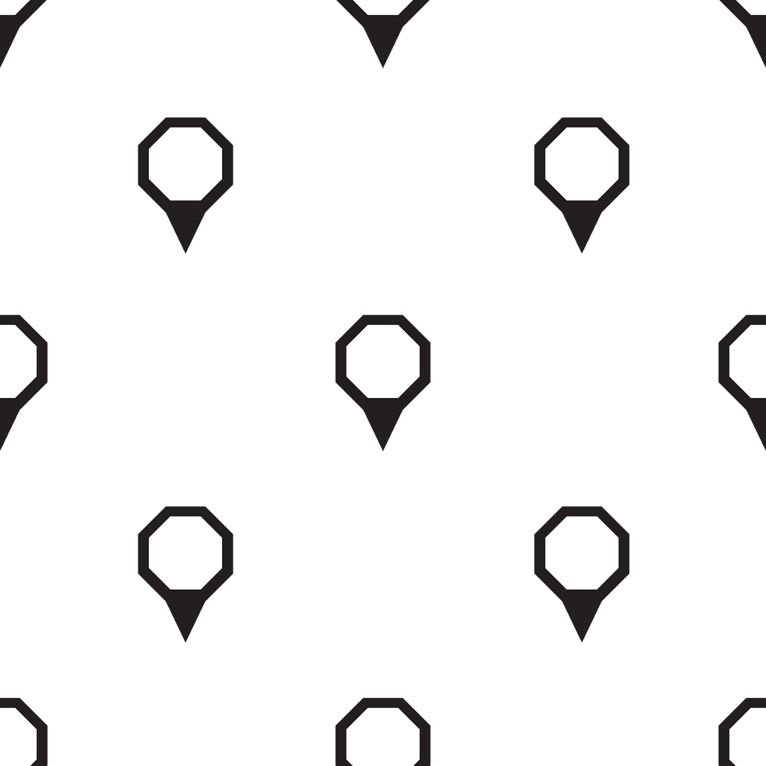 Abstract Black and White Geometric Shapes Transparent Background