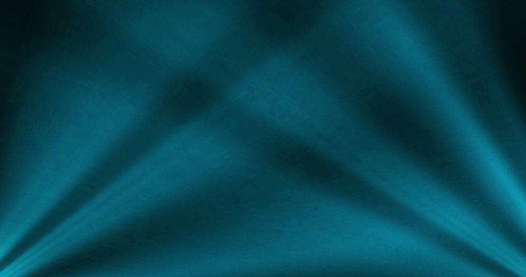 Abstract Teal Light Rays on Dark Background