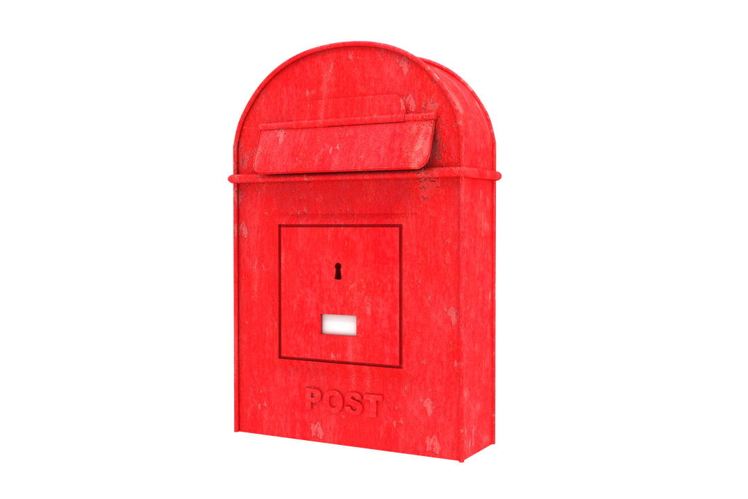 Transparent Classic Red Mailbox Digital Composite Isolated - Download Free Stock Images Pikwizard.com