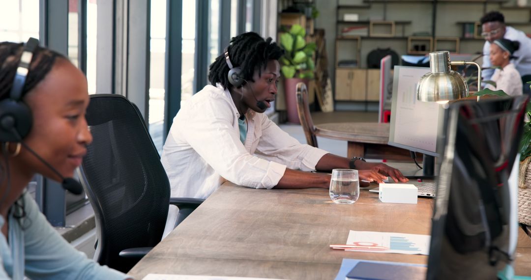 Happy Multiracial Office Team Celebrating a Business Success