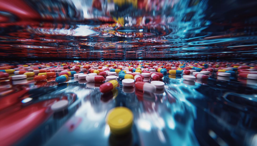 Drifting Capsules and Tablets Under Fluid Surface