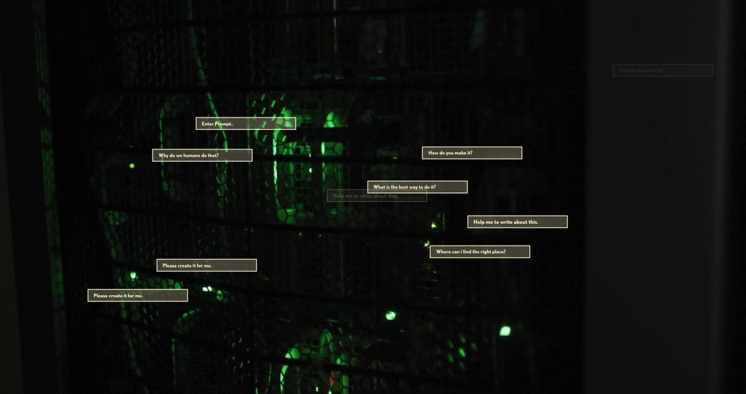 Cybersecurity Queries Displayed on Server Panels
