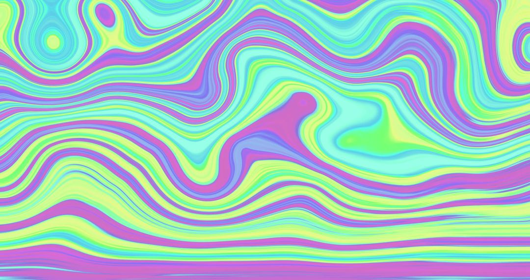 Vibrant Liquid Abstract Swirl Pattern Art