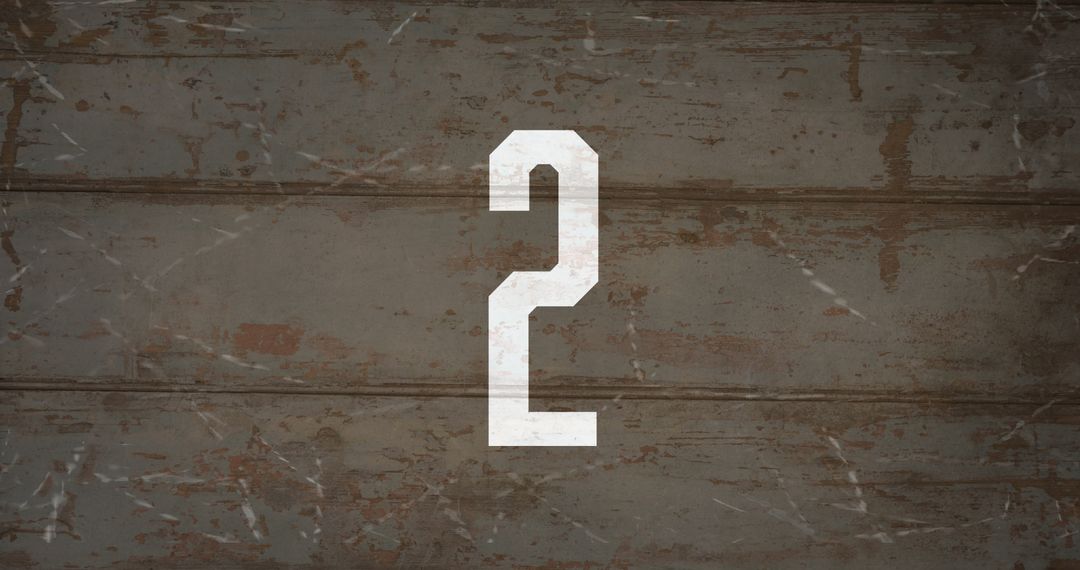 Industrial Countdown Design with Rustic Background