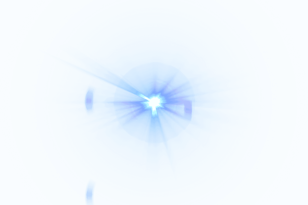 Abstract Light Trails and Spots Transparent Background Vector