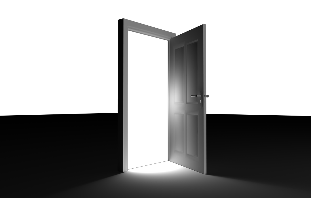 Open Doorway on Transparent Background for Design Inclusion - Download Free Stock Images Pikwizard.com