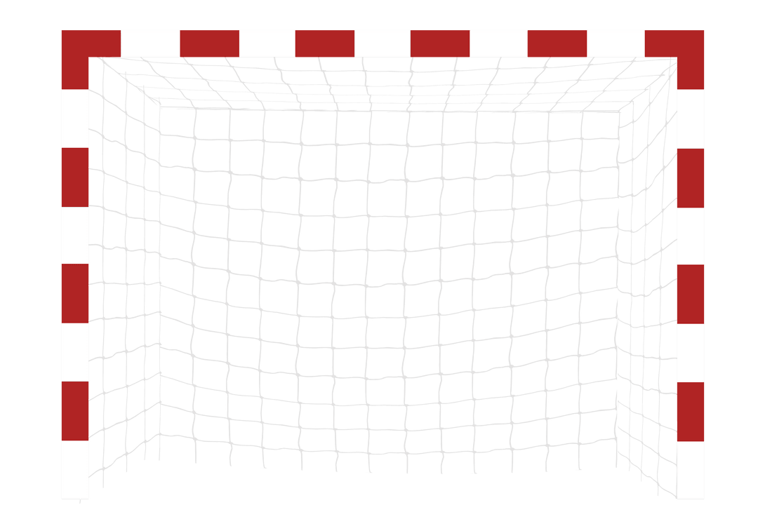 Transparent Digital Illustration of Handball Goal Post Vector