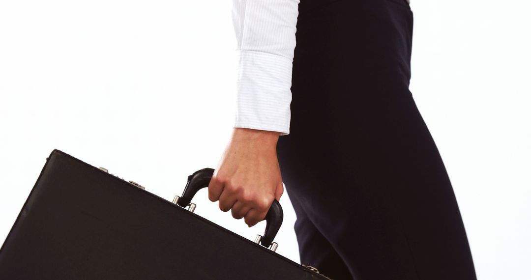 Professional Businessman Holding Briefcase Ready for Work